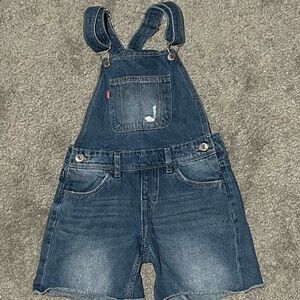 Levi’s Shorts Overalls Girls Size 8 WORN ONCE!